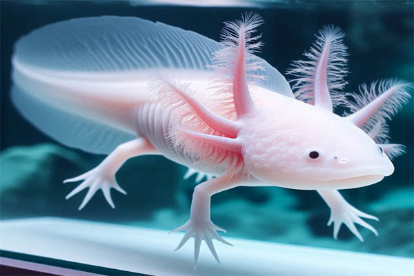 Axolotl Color, White (Leucistic)