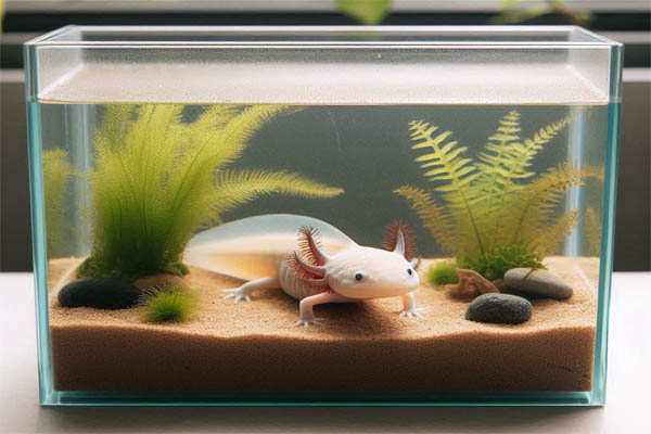 Axolotl Tank Setup. Right Tank Size for Axolotls