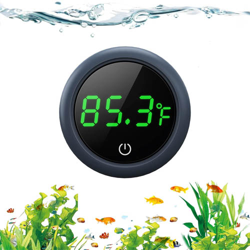 Axolotl Tank Setup, Fish Tank Digital Thermometer Accurate LED Display